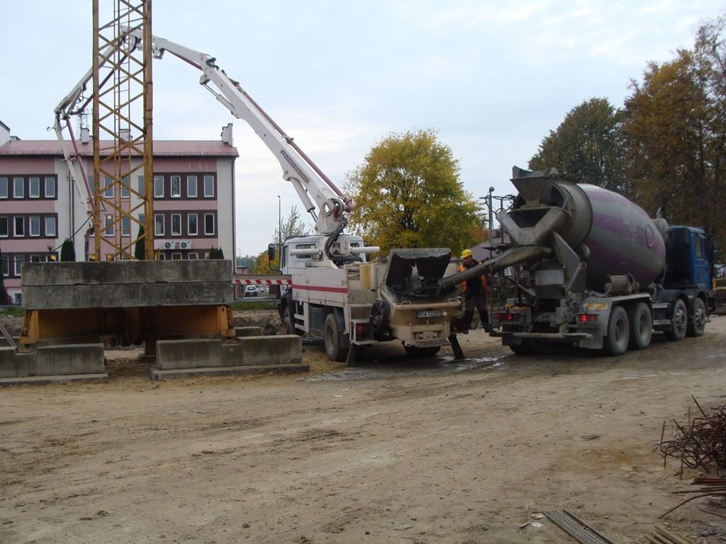 Jednorazowa dostawa betonu o łącznej masie 1 mln kg !