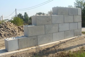 Galeria betonowych bloków